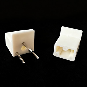 Electric Meter Box 14mm Right Angle Bracket Three Pin ABS <b>Plastic</b> Single <b>Hook</b> For Wall Mounting - Product Image 1