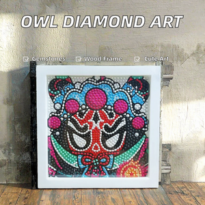 Bán buôn New Kids handmade DIY 17*17cm phim hoạt hình kim cương Sticker sơn trang trí khung ảnh - Product Image 2