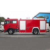 Truk Pemadam Kebakaran Howo Double Cab 4x2 8 Ton dengan Remote Control dan Meriam Air Bertekanan Tinggi