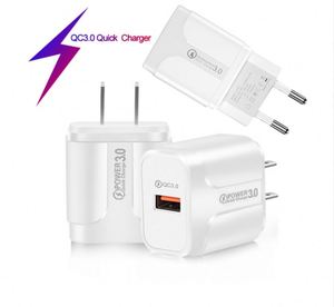 QC3.0 15W-30W Single USB Wall Charger with PC <b>Fireproof</b> <b>Material</b> for Mobile Phones Laptops Cameras & Game Players - Product Image 1