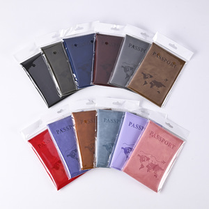 2026 Vente directe usine Modèle transfrontalier très populaire Housse de protection pour passeport en PU motif <span class=keywords><strong>66</strong></span>, porte-cartes et billets à changement de couleur - Product Image 2