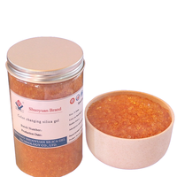 Gel de silice déshydratant non-tissé pour emballage, indicateur orange, couleur changeante, 1/2/3/5/10/20/30/40/50/100/1000g