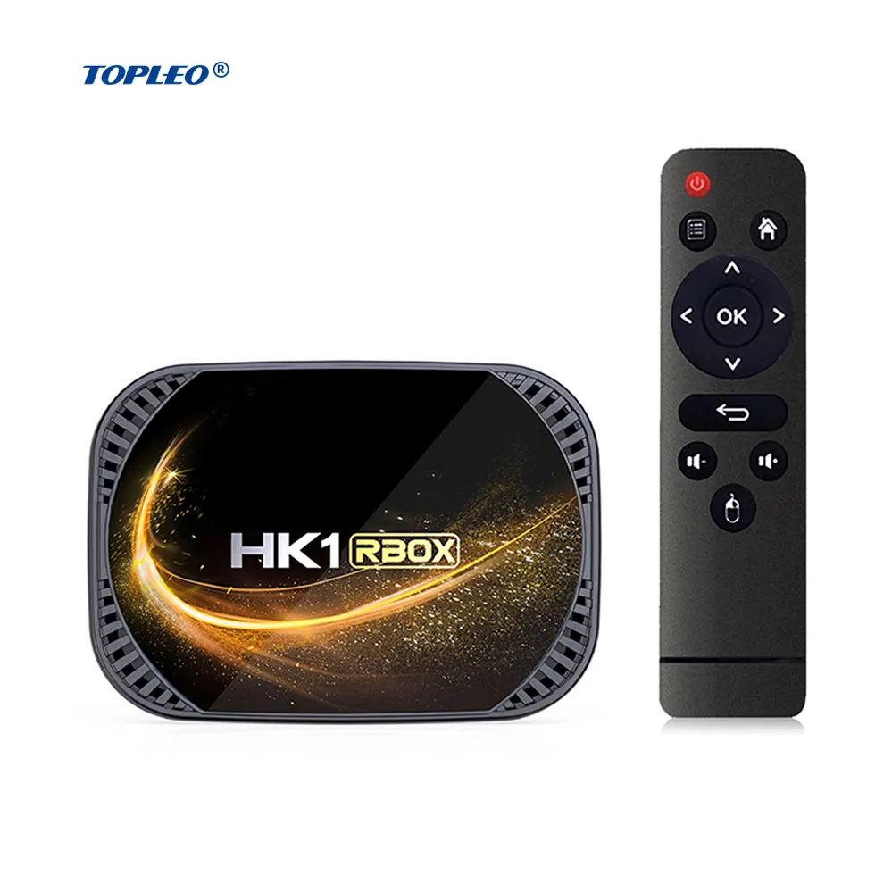 Topleo HK1 Rbox X4S S905x4 8K 4K Bt 4.1 Tv Smart Box 4Gb 32Gb Android Tv doos Goedkope