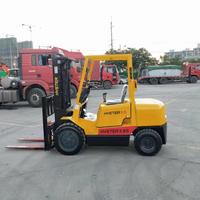 Chariot élévateur HYSTER 30 de 3 tonnes d'occasion importé des États-Unis, bonnes performances avec mât de conteneur de 3 m
