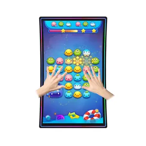 Máy trò chơi màn hình cảm ứng màn hình 32 43 50 55 inch chơi game màn hình cong với đèn LED