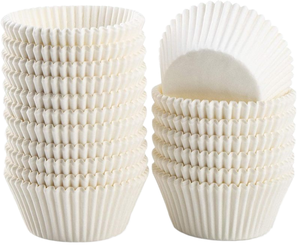 Precio al por Mayor, 500 Unidades de Moldes para Cupcakes Antiadherentes Ecológicos de Color Blanco, Moldes de Papel para Hornear Muffins - Product Image 1