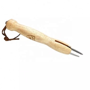 All'ingrosso retrattile BBQ spiedino con manico in legno metallo rotante strumento per BBQ la mia scelta Heatstick - Product Image 5