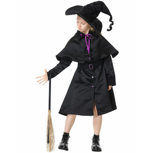 2025 niños Halloween <span class=keywords><strong>Zombie</strong></span> Ángel negro <span class=keywords><strong>bruja</strong></span> sombreros <span class=keywords><strong>disfraz</strong></span> Helloween Cosplay disfraces para niños - Product Image 5