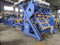 Machine à bois de haute sécurité Euro Pallet Nailing Equipment Performance sûre et fiable pour la ligne de traitement des produits en bois