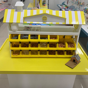 Pequeño albañil DIY casa de campo Edificio Villa pieza de ladrillo simulada juntos mesa de juguete hecha a mano para niños - Product Image 2