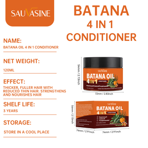 Huile Crue de Batana 100 % Pure et Naturelle du Honduras pour la Croissance des Cheveux Secs, Épaisse et Forte pour Hommes et Femmes - Product Image 6