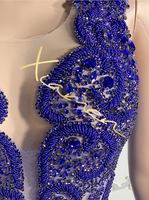 Robe de bal longue bleu roi Ocstrade pour soirée, robe de bal de promo, robe de soirée longue, robe de Quinceañera, robe de bal ornée de strass, robe longue