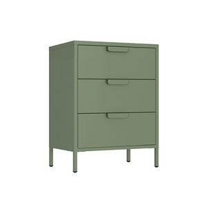 Armoire à 3 tiroirs en métal écologique <span class=keywords><strong>pour</strong></span> salon, armoire de rangement en acier moderne et durable avec tiroirs <span class=keywords><strong>pour</strong></span> cuisine - Product Image 1