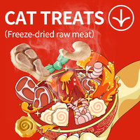 YEE Vente en gros d'aliments pour animaux de compagnie lyophilisés pour chiens, poulet, bœuf, légumes, collations riches en protéines, friandises pour chats et chiens lyophilisées