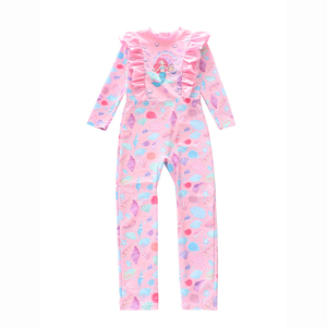 Combinaison personnalisée pour enfants filles de 100 à 150cm, combinaison style éruptions cutanées, maillots de bain pour le surf - Product Image 4