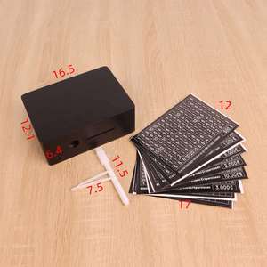 Wooden Numbers <b>Money</b> <b>Box</b> for Ticking Piggy Bank With Savings Target - Product Image 4