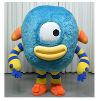 Costume de Mascotte Personnalisé en Peluche Monstre Ours Panda Dessin Animé pour Adulte, Idéal pour Cosplay, Halloween et Publicité Ambulante