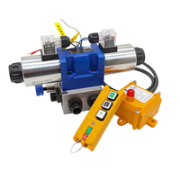 Vanne à commande à distance sans fil 5 voies 5 bobines 12V 24V CC pour système hydraulique