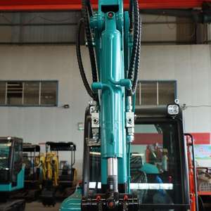 Mini excavadora de motor EPA de 3,5 toneladas, microexcavadora hidráulica de 1 tonelada y 2 toneladas, pequeña microexcavadora de granja sobre orugas, bomba de Motor de 220V a la venta - Product Image 3