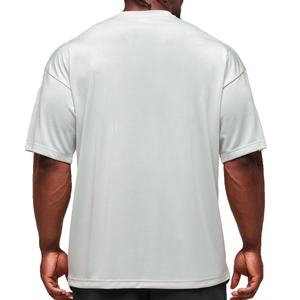 Camiseta Deportiva Casual de Alta Calidad para Hombre, Talla Grande, Tejido de Tela, Estampada, Transpirable, de Secado Rápido, Sin Arrugas, Corte Holgado, Manga Corta - Product Image 5