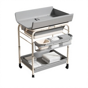 <span class=keywords><strong>Baignoire</strong></span> <span class=keywords><strong>pliable</strong></span> pour bébé en plastique multifonctionnelle, <span class=keywords><strong>table</strong></span> de soins pour nouveau-nés jusqu'<span class=keywords><strong>à</strong></span> 5 ans, <span class=keywords><strong>table</strong></span> <span class=keywords><strong>à</strong></span> <span class=keywords><strong>langer</strong></span>, siège de lit, support inclinable - Product Image 1