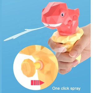 5 In 1 Cartoon Dinosaurus Vorm Waterpistool Speelgoed Zomer Strand Dino <span class=keywords><strong>Water</strong></span> Spuitpistool Bad Speelgoed Voor Kids Outdoor spelen Mini Waterpistool - Product Image 5