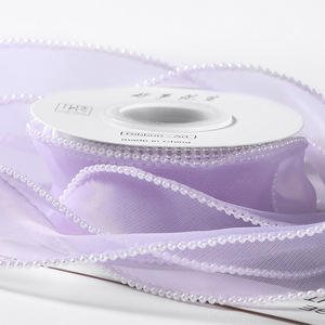 Fil de queue de poisson perlé lilas violet (4 cm x 5 yards); R