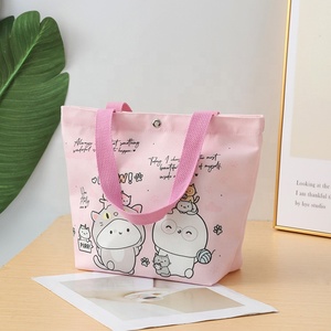 Bán buôn tùy chỉnh Mini cotton chất lượng cao dễ thương động vật Túi vải <span class=keywords><strong>Canvas</strong></span> <span class=keywords><strong>Tote</strong></span> Túi in - Product Image 5