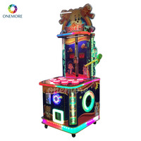 Machine d'arcade attrayante pour enfants, jeu de frappe aux taupes, à monnayeur, 2 joueurs, en anglais, pour le divertissement, de Chine