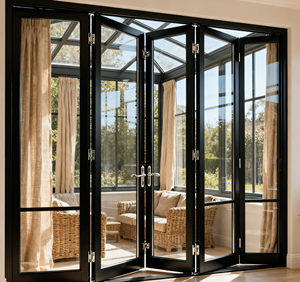 <span class=keywords><strong>Porte</strong></span> <span class=keywords><strong>de</strong></span> <span class=keywords><strong>garage</strong></span> automatique pliante en aluminium efficace pour usage commercial/bureaux/villa, facile à utiliser - Product Image 5