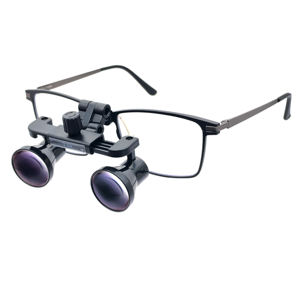 Lupa Dental de Aumento FDJ-22A con Lentes Pequeñas de Cristal 3.0X Abatibles Galileanas para Distancia de Trabajo - Product Image 1