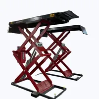 Elevador Hidráulico de Tijera para Automóviles, Estacionario, Extensible, Ultrafino, de Alta Calidad y Disponible en Stock