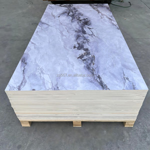 Plaque de marbre PVC 4x9 pieds 3mm en stock, vente en gros et au détail <span class=keywords><strong>pour</strong></span> la décoration murale de bureaux, magasins, maisons et hôtels - Product Image 3