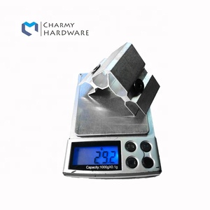 Conector de Herrajes para Ventanas y Puertas de Esquina de Perfil de Aluminio Moderno de Alta Calidad con Instalación de Tornillos <span class=keywords><strong>Charmy</strong></span> C001 para Ventana Corredera - Product Image 2