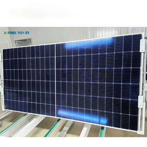 Panneau solaire monocristallin bifacial Shirinx Power 600W à double verre, type N, demi-cellule, efficacité 23,23 %, boîtier de jonction IP65 - Product Image 4