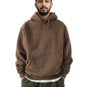 Sudadera con Capucha Oversize de Felpa Francesa Gruesa Personalizada al por Mayor para Hombre con Bordado y Estampado Puff 2026 - Product Image 1