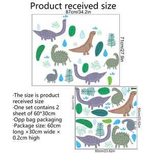 Factory Custom New Cartoon Animal Wall Sticker <b>for</b> <b>Boys</b> Bedroom Nursery Rome Wall Decals Cute Dinosaur Wall Stickers <b>Wallpaper</b> - Product Image 6