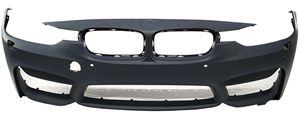 High PP Material <b>M3</b> Large Surround Front Bumper Middle Grille Rear Side Bar Hood for 12-18 3 Series F30 F35-New F30 F35 F30 New - Product Image 6