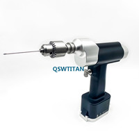 Forets canulés, forets osseux orthopédiques, forets creux orthopédiques, ensemble d'instruments de chirurgie vétérinaire, outils électriques