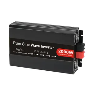 high frequency power inverter power inverter with solar system 24v 2000w portable solar powered inverter