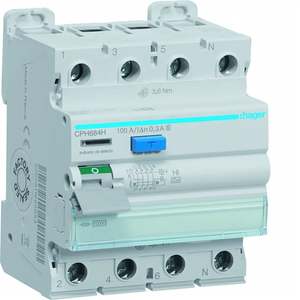 CPH684H Personnalisable avec Hagers RCCB 4P 100A type A HI sélectif 300mA 4 modules - Product Image 1