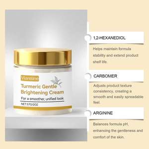 Crème hydratante douce au curcuma pour le soin quotidien de la peau du visage, douce, délicate et rafraîchissante - Product Image 4