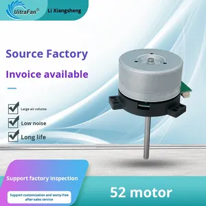 มอเตอร์พัดลมดูดอากาศขนาดเล็กแบบไร้แปรงถ่านแม่เหล็กถาวร แรงบิดสูง 52 มม. 12V/24V 20W (2000-4000 รอบต่อนาที) - Product Image 3