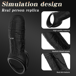 Leistungsstarker Tragbarer Dildo für Männer mit Fernbedienung und Vibrationsfunktion Verstellbares Strapon-Geschirr für Paarspiele Sexspielzeug - Product Image 6