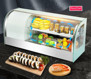 <span class=keywords><strong>Vitrine</strong></span> réfrigérée pour sushis commerciaux, refroidisseur, congélateur, réfrigérateur, <span class=keywords><strong>vitrine</strong></span> pour sushis de restaurant, prix d'usine bon marché à vendre - Product Image 2