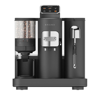 Machine à expresso et broyeur Machine à café à usage domestique Machine Barista Beaucoup de café en même temps avec mousseur à lait