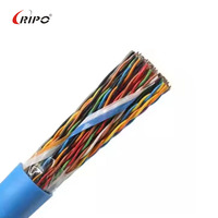 10/20-500 Pares de Cables de Comunicación Subterráneos CAT3/CAT5 de 0.6MM con Armadura de Gel de Cobre, Revestimiento de PE/PVC, Impermeables y Rellenos de Gel