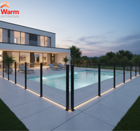 Clôture en verre rétractable sur mesure pour terrasses courbes, arches et configurations uniques