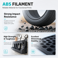 Filamento de Impresión 3D Becreative OEM de Alto Impacto, ABS de 1.75 mm, 1 kg, Resistencia Superior a Caídas, Tolerancia de 250-260, 0.02 mm