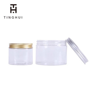 Tarro Transparente de Plástico PET de 30ml 60ml 100ml 120ml para Crema Cosmética con Tapa Negra - Product Image 6